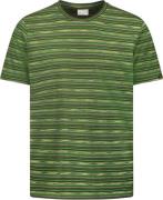 No Excess T-shirt korte mouw ronde hals met streep green