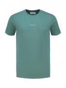 Pure Path 24010101 front back print 76 faded green t-shirt crew neck -...