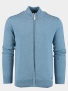 Bos Bright Blue Scotland blue vest danx full zip flat knit 24105da20sb...