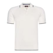 Cappuccino Italia Tipped tricot polo