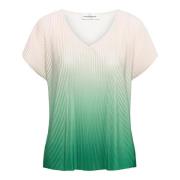 &Co Woman &co women top jade plisse green