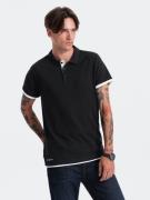 Ombre Poloshirt heren korte mouw - kelya