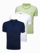 Ombre Poloshirt heren z28 v6 3-pak