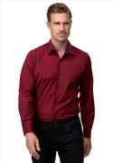 Rusty Neal Heren overhemd bordeaux rood - r-44