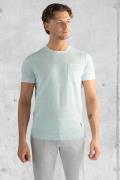 Koll3kt Riccione linnen knitted pocket t-shirt -