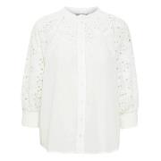 Fransa Blouse 20613992 blanc de blanc