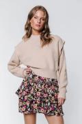 Colourful Rebel Mosh flower mini skirt -