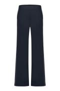 Studio Anneloes Cilou piping trousers navy