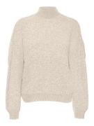 Vero Moda Vmkaia ls highneck pullover bf off-white