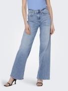 Only Onlmadison blush hw wide dnm cro371 blue denim