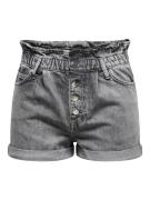 Only Onlcuba paperbag dnm shorts noos grey denim