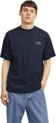 Jack & Jones Jprblachad branding ss crew neck tee sn night sky