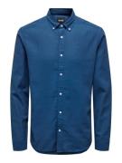 Only & Sons Onstar slim ls melange btn down shi -