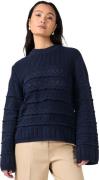 Y.A.S Yastimu ls knit pullover navy blazer