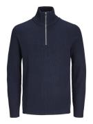 Jack & Jones Jjeperfect knit half zip sn navy