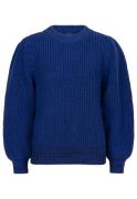 Indian Blue Meiden gebreiden sweater heavy