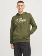 Jack & Jones Jcooutdoor logo sweat hood sn