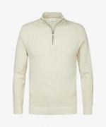 Profuomo Ppvj30007a e -  pullover half zip off white - profu