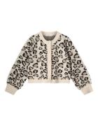 Summum Knitted cardigan leopard jacquard knit vesten 7s5859-8007