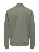 Only & Sons Onscurated reg half zip sweat