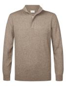 Profuomo Wol mix half zip