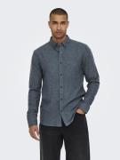 Only & Sons Onsgudmund slim 1-pkt solid shirt n