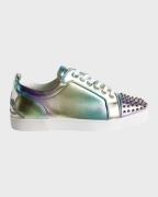 Christian Louboutin Fun louis junior sneaker met studs