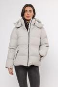 Rino & Pelle Padded jacket with detachable hood beige