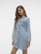 Vero Moda Vmjennie ls short denim dress ga no