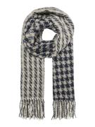 Only Onlcarolina life soft check scarf c ecru dessin