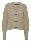 Vero Moda Vmlea ls v-neck cuff cardigan noos camel