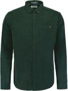 No Excess Shirt corduroy solid dark green