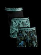 Muchachomalo Delftlion 3-pack boxer shorts print/ print/black boxers