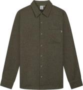 Law of the sea Merope melange wool shirt thyme