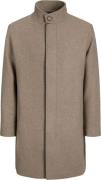 Jack & Jones Jprblawilson wool coat sn greige