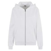 Urban Classics Dames fluffy full zip hoodie