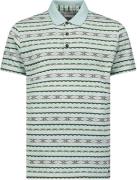 No Excess Polo korte mouw jacquard mint multicolour