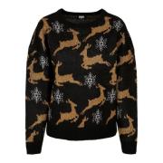 Urban Classics Dames oversized kersttrui