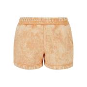 Urban Classics Dames badstof gewassen sweat shorts