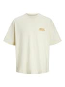 Jack & Jones Jorroxbury type tee ss crew neck off-white