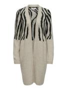 Only Onljade zebra ls cardigan cc knt zand dessin