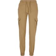 Urban Classics Dames cargo pocket hoge taille joggingbroek