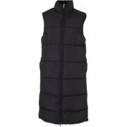 Urban Classics Dames puffer lang gilet