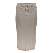 Geisha Jeansrok 46505-10 mud