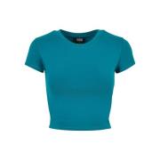 Urban Classics Dames jersey stretch crop t-shirt