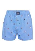 Happy Shorts Wijde kerst boxershort heren skiing santa