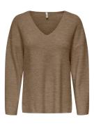 Only Onlkatia ls rib v-neck cc knt