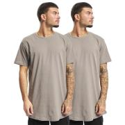 Urban Classics Heren lang t-shirt (set van 2)