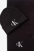 Calvin Klein Gifting mono beanie/scarf set