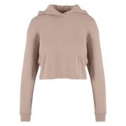 Urban Classics Dames terrycloth lichtgewicht oversized crop hoodie